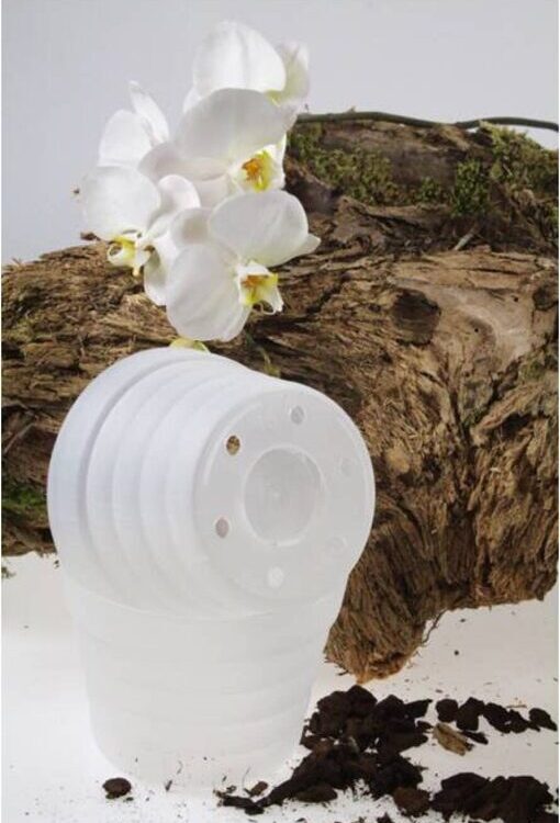 Orchideen-Kulturtopf - transparent, 15cm